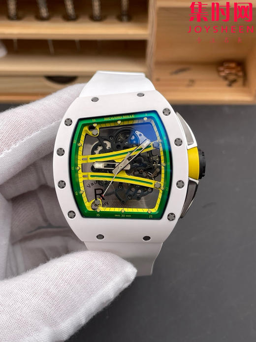 【贵重物品】只适合高端玩家 RF理查德米勒RM61 RM061男士系列"跑道"NTPT碳纤维壳/TZP陶瓷壳 男士腕表 商品图0
