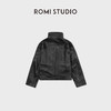 ROMI STUDIO“新西兰绵羊原皮”自然发泡皮廓形皮衣外套 RWCWWG6116 商品缩略图2