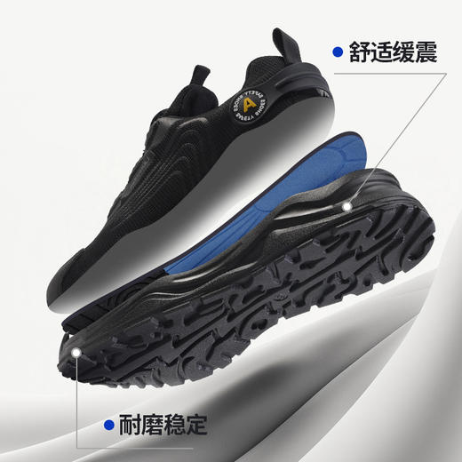 蓝鸥盾劳保鞋男防砸防刺实心底四季款欧标4.0凯夫拉科技升级轻便安全鞋 商品图3