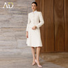 AD法式优雅风西装套装女秋冬高级感职业正装轻熟风米白色两件套裙 商品缩略图1
