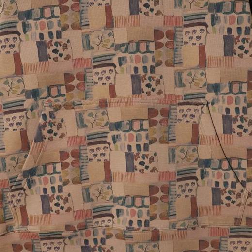 SDSA男士秋冬新款痞帅男装简约时尚趣味印花连帽卫衣百搭套头上衣 商品图3