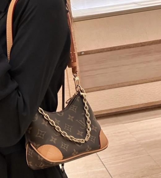 独加私渠   老花迷你牛角包  NANO BOULOGNE 手拎/斜挎包链条包 商品图0