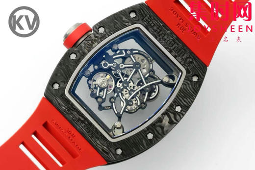王者归来！KV理查德米勒RM55 RM055碳纤维系列 镂空男士腕表 商品图5