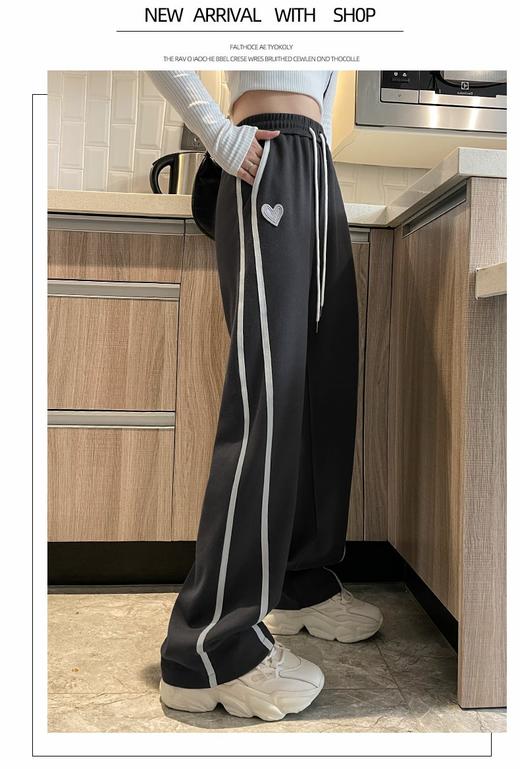 【YW】无忧购“清仓福利”限时99元/3条中线侧开叉爱心直筒卫裤抽绳运动裤Z143/Z131/Z080  （截单后3-5天发货） 商品图4