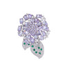 高级感微镶紫色锆石绣球花胸针，优雅轻奢气质胸花LY-Z-103 商品缩略图3