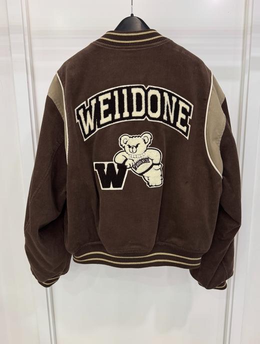 中性款灯芯绒棒球外套 商品图1