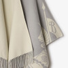 BURBERRY 巴宝莉 女士马术骑士羊毛羊绒披肩 灰色 8110228 C2987 商品缩略图1