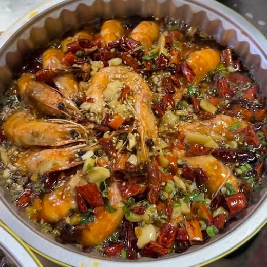 【海鲜加工坊】香辣盆盆虾（份）约850g 商品图0