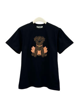 女款全棉卡通刺绣短袖T恤he011