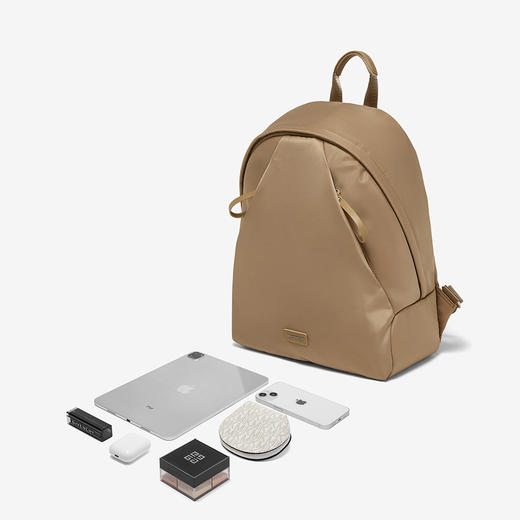 【云粉节】BF楼百思图2025冬季新款时尚百搭背包休闲旅行双肩包女J9276DX5吊牌价699，现价350 商品图1