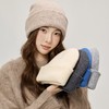 MS Lemuguet 铃兰小姐100羊毛针织帽 柔软亲肤保暖锁温 一体无缝针织零勒痕 佩戴更舒适 双层加厚加大显脸小 男女可戴 商品缩略图2