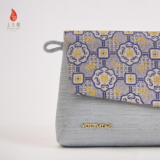 SAINTJOY/上久楷 女式手拿包斜背包 圆福纹 BWS24B0106 商品图6
