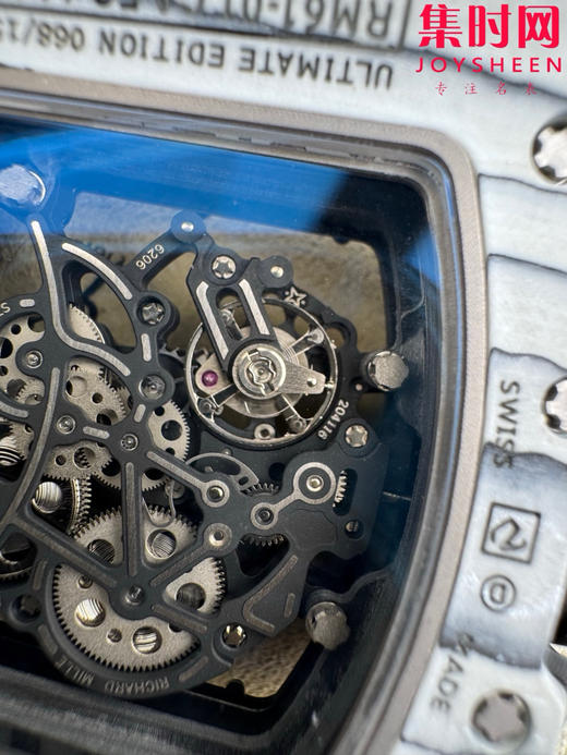 【贵重物品】只适合高端玩家 RF理查德米勒RM61 RM061男士系列"跑道"NTPT碳纤维壳/TZP陶瓷壳 男士腕表 商品图10