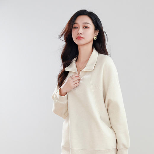 火桐hooton 高定系列 牦牛绒针织拉链卫衣ZM24001 商品图0