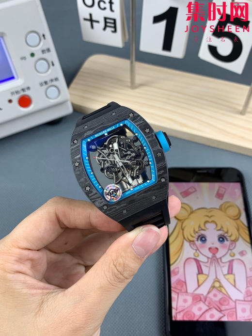 理查德米勒 APS新款RM055NTPT碳纤维系列 男士腕表 里查德以其轻便时尚为主题，我们所有的金属件都采用钛金属制作同步原版 商品图2