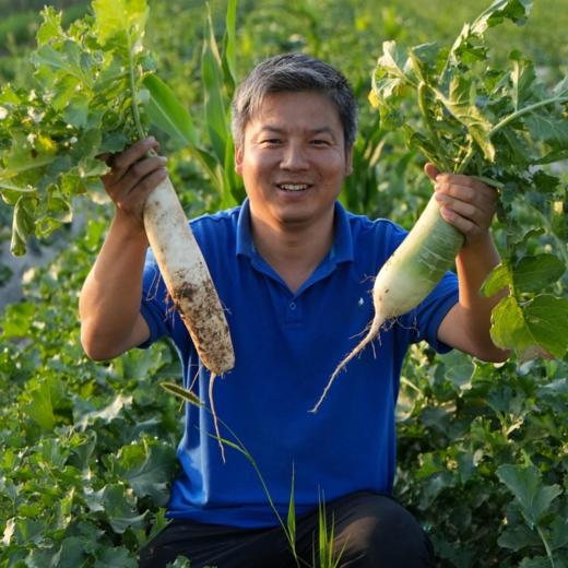 生态青白萝卜 4.5斤装 商品图5