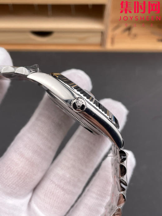 C PLUS劳力士 Cplus日志型41mm 蓝盘钻面 丹东3235机 五珠链 904L钢 男士腕表 商品图3