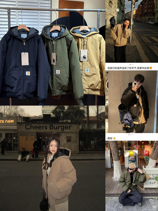 卡哈特𝐂𝐚𝐫𝐡𝐚𝐫𝐭𝐭棉服夹克外套 男女款 商品图5