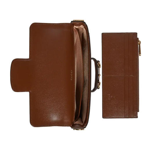 GUCCI 古驰 女士 Horsebit 1955系列 小号单肩背包 混色 752002 92TCG 8563 商品图6