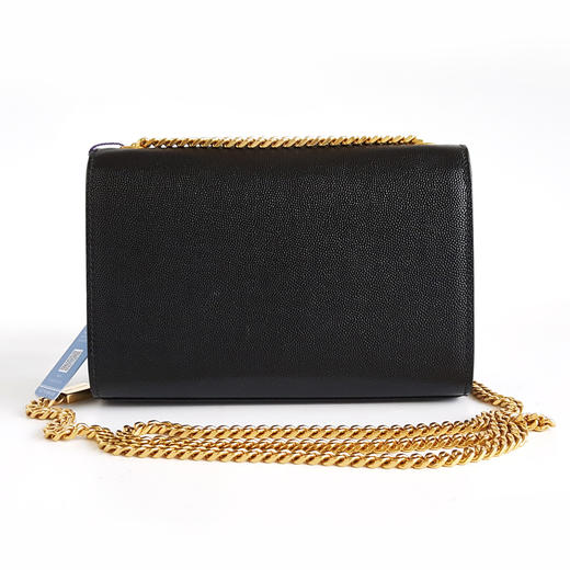 【95新】YSL圣罗兰KATE系列469390小号黑金鱼子酱kate链条包单肩斜挎包女士131125AK33 商品图4