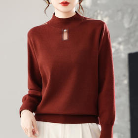 洋气百搭毛衣气质减龄，妈妈装冬装内搭上衣CC-MH-25347