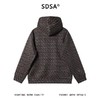 WY1336SDSA男士秋冬新款痞帅男装时尚撞色格子绒毛抽绳连帽卫衣百搭宽松 商品缩略图5