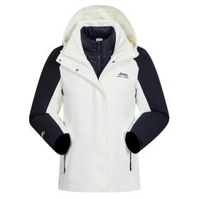 【春上新】【9折】6楼吉普JEEP女式冲锋衣羽绒两件套J542184044吊牌价2599折后价2339