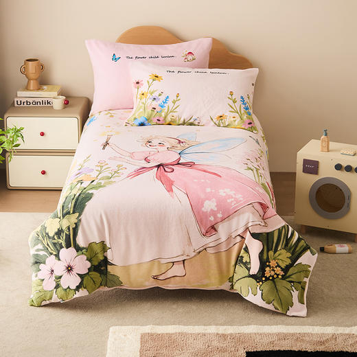 儿童专用秋冬加厚蓬嘟嘟牛奶绒保暖套件 商品图0