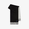 BURBERRY 巴宝莉 中性马术骑士徽标刺绣双面羊绒围巾 黑色 8110021 A1664 商品缩略图0