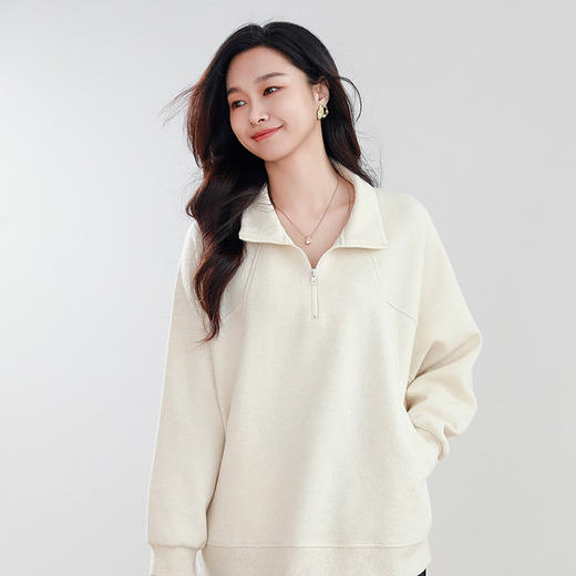 火桐hooton 高定系列 牦牛绒针织拉链卫衣ZM24001 商品图5