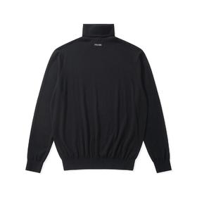 男款羊毛提花高领针织毛衣he020