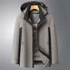 【DWY】大依优型大码男装可拆卸帽子鸭绒羽绒服男士加肥加大加厚外套上衣 商品缩略图2