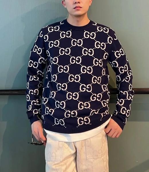 中性款提花针织毛衣la012 商品图3