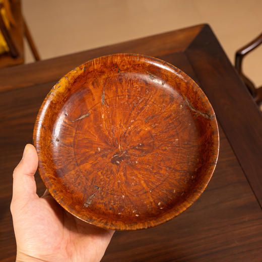 清	瘿木香盘 商品图2