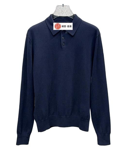 男款拼接袖针织POLO衫la016 商品图0