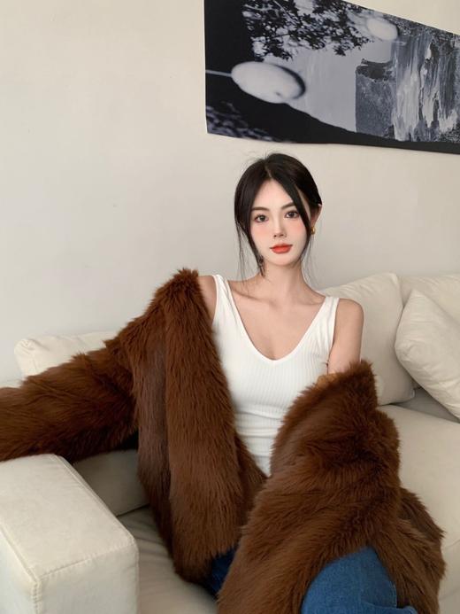 【GZ】无忧购35元2件无缝加绒保暖背心秋冬款性感V领修身百搭881（截单后3-5天发货) 商品图5