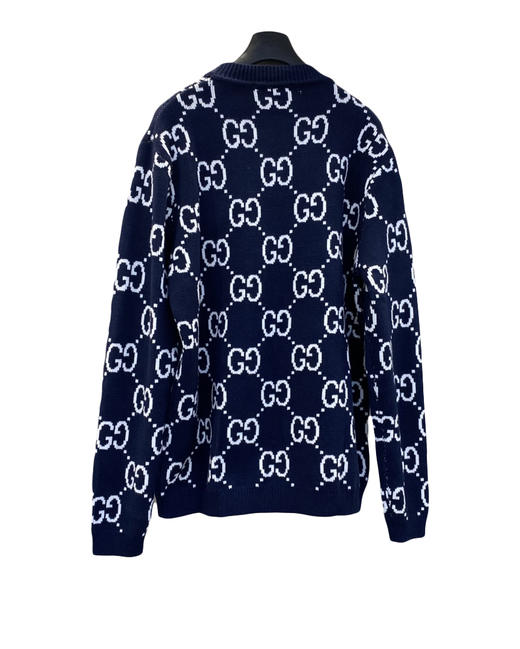 中性款提花针织毛衣la012 商品图1