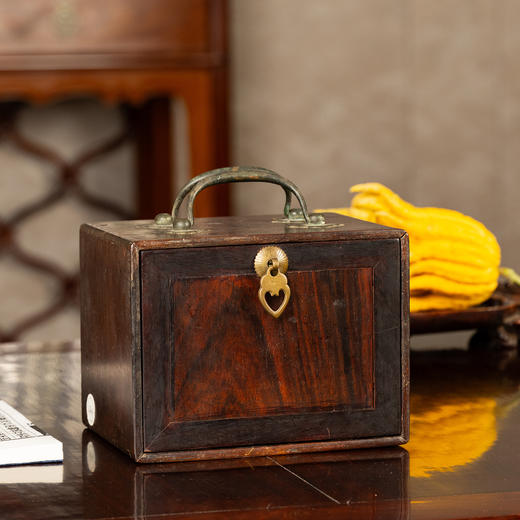 清	红木拉门式文房盒 商品图1