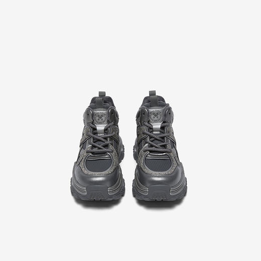 【云粉节】BF楼百思图老爹鞋高帮2025冬新款厚底增高运动女鞋B1119DD5吊牌价999，现价469 商品图2