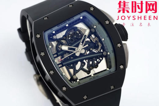 【贵重物品】只适合高端玩家 RF理查德米勒RM61 RM061男士系列“跑道”NTPT碳纤维壳/TZP陶瓷壳 男士腕表 商品图1