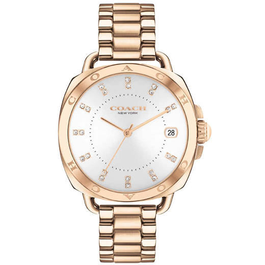 【主持人亲测严选·蔻驰TATUM系列】COACH/蔻驰TATUM系列女士时尚优雅钢带石英腕表欧美腕表 商品图7