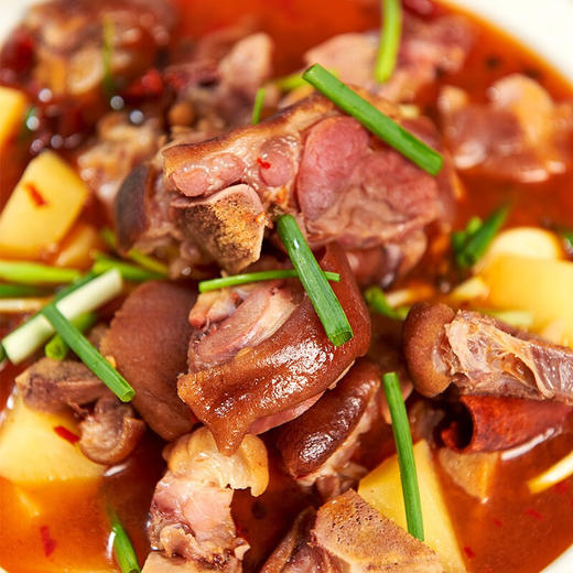 【宜昌助农馆】农家腊猪蹄500g  火锅食材真空装 商品图4