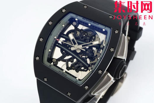 【贵重物品】只适合高端玩家 RF理查德米勒RM61 RM061男士系列“跑道”NTPT碳纤维壳/TZP陶瓷壳 男士腕表 商品图2
