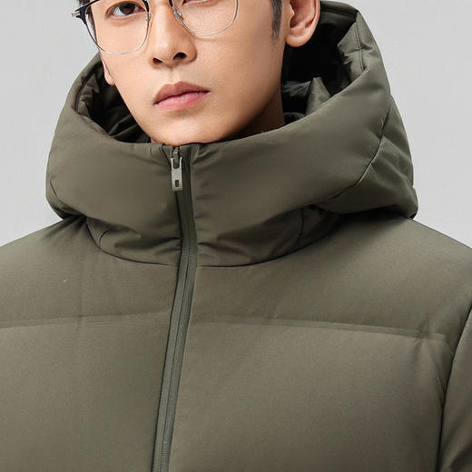 個调秋冬新款百搭时尚男士短款连帽羽绒服休闲百搭保暖防寒外套2097 商品图4