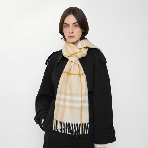BURBERRY 巴宝莉 女士格纹羊绒围巾 格子 8112632 C3269 商品图3