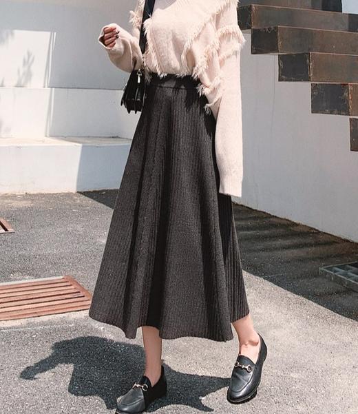 【YW】无忧购“清仓福利”限时99元/3条带扣竖条纹大摆裙Y807/Y808（截单后3-5天发货） 商品图6