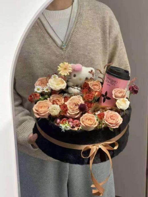 毛绒-圆形礼盒（套二） 商品图0