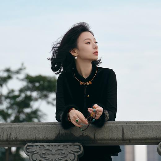 西子/朝圣者雨露麻丝绒双面穿新中式高定马甲/MJBH2358 商品图1