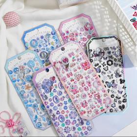 绮梦3D浮雕宝石钻贴纸