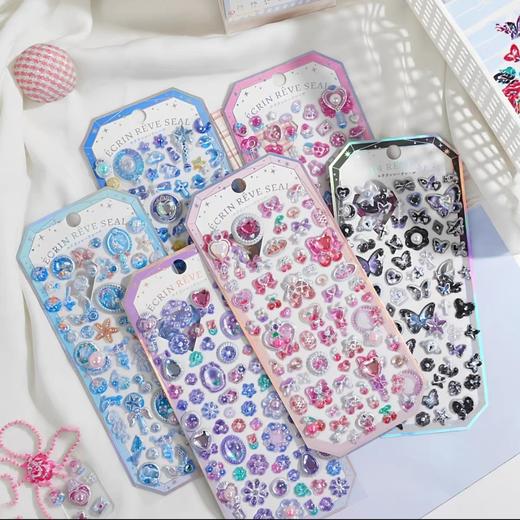 绮梦3D浮雕宝石钻贴纸 商品图0